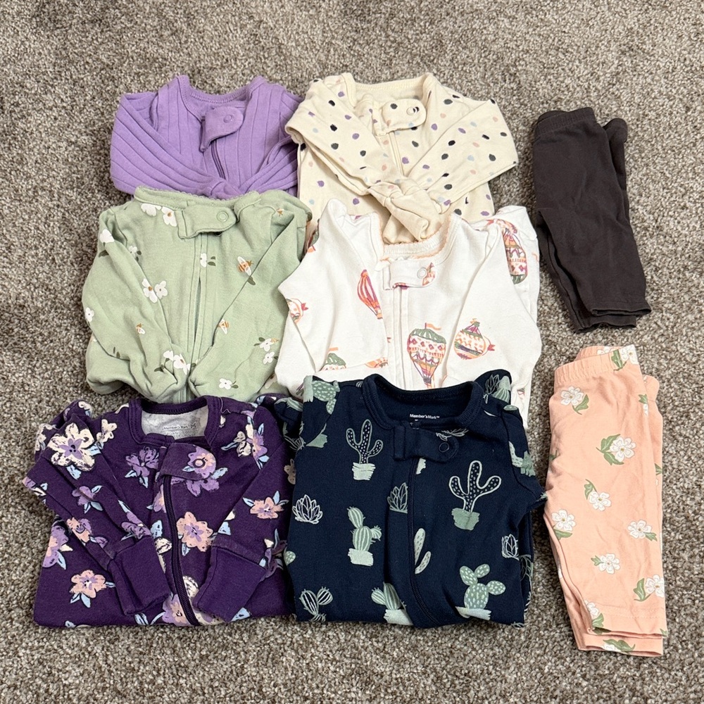 Baby Girl Onesie Lot